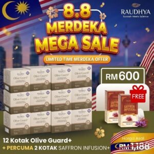 PROMO MERDEKA 12 KOTAK + FREE 2 SAFFRON