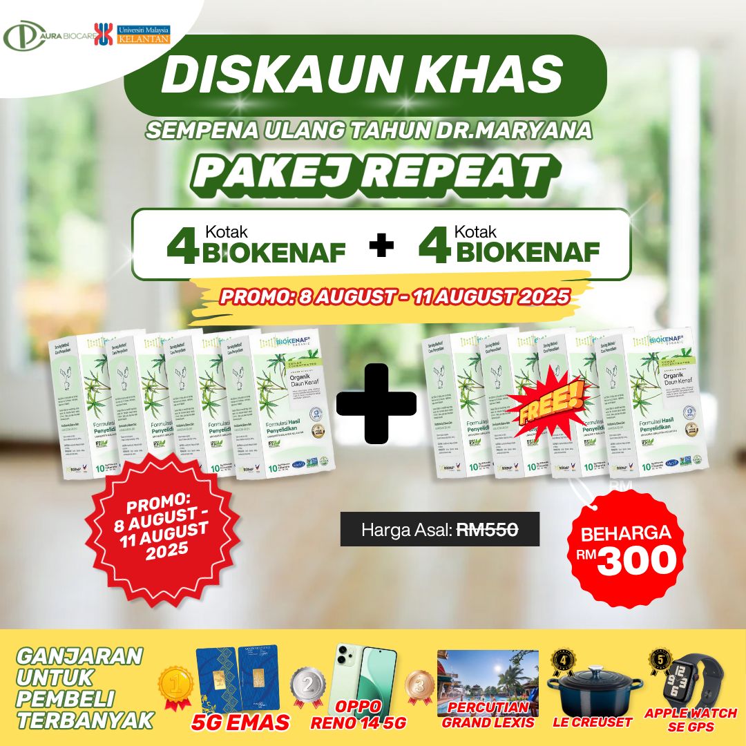 PAKEJ REPEAT (8 KOTAK BIOKENAF)